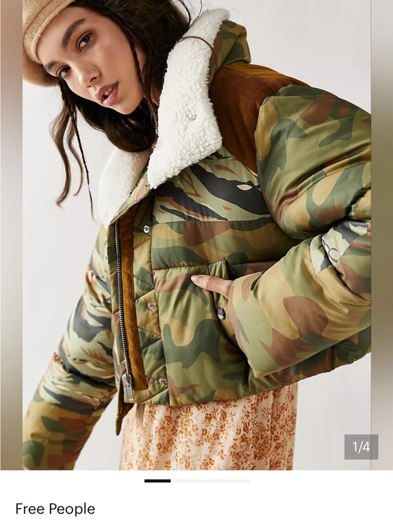 We The Free Jackets & Blazers - Free People Women's west Coast Puffer Jacket - Camo